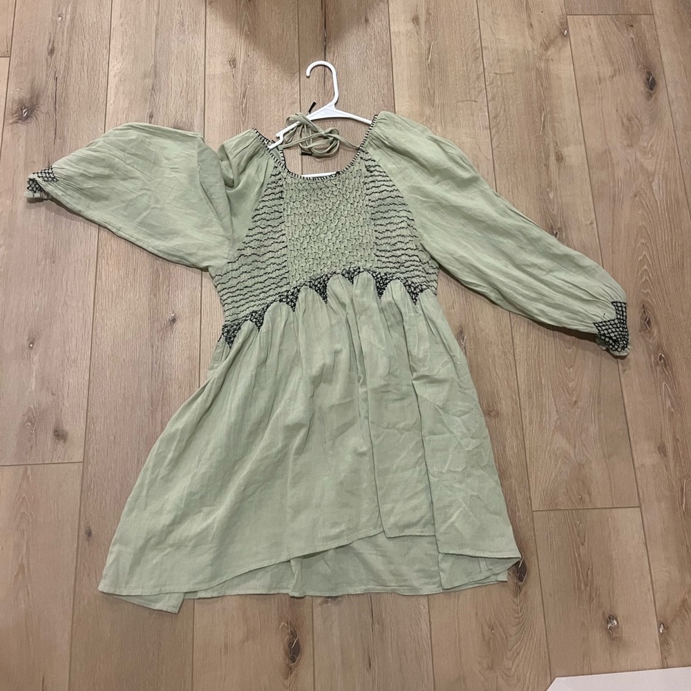 Free people green dress